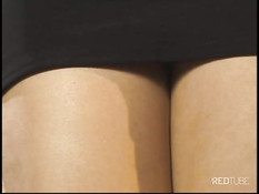 autumn ash shaved her pussy then rides a dick