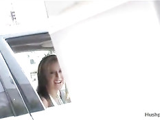 August trying a huge black dick