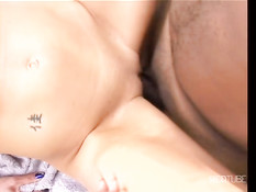 All holes of redhead cry for black dick