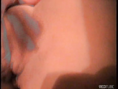 Young brunette seduces and gets licked 1