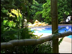 Brunette with her Asian friend