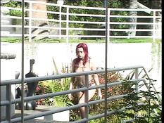 Redhead and blonde enjoy the pleasure