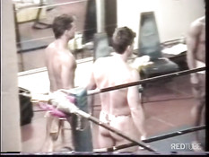 Two horny dudes wrestling