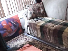 Rod gets it up with a huge dildo