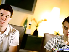 Dustin Hawthorne and Sky Larprince in action