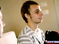 Dustin Hawthorne and Sky Larprince in action