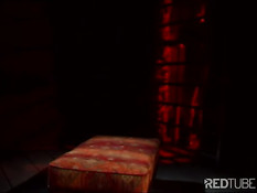 Tattooed pussy fucked in dungeon