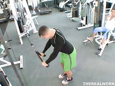 Charley Chase is a good fuck after gym