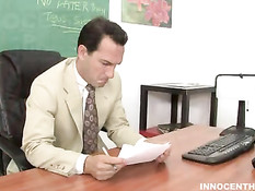 Tessa Taylor makes it hard for a teacher