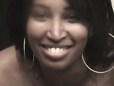 Chocolate Sex Bunny Masturbates & Blows