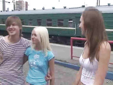 Outdoor Russian Orgy