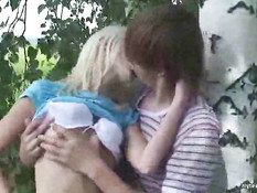 Outdoor Russian Orgy