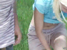 Outdoor Russian Orgy