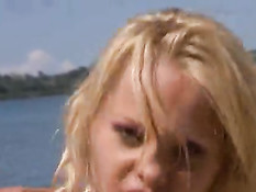 Sabine Mallory & Sharka Blue On The Beach