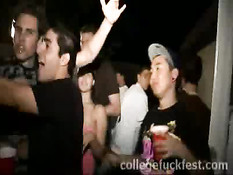 Brunette Blows Stranger In Public