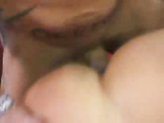 Horny Slut Fucks Tattooed Man