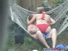 Couple On A Hammock