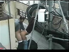 Outdoor Sex On The Terrace 