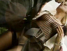 Blonde Slut Gets Double The Pleasure 