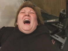 Chubby Mature Exercises Her Ass 