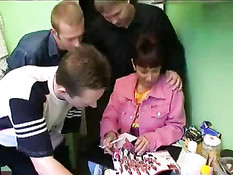 Russian Filth Mature And Many Dicks