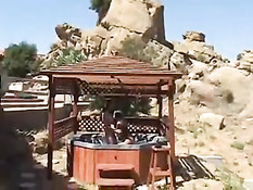 Sexy Broads Masturbate In Hot-Tub