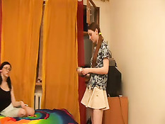 Lesbians Schoolgirl Party