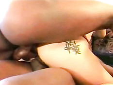 Autumn Haze Enjoys A Black Cock From Behind