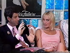 Blonde Visits Italian Men's Club