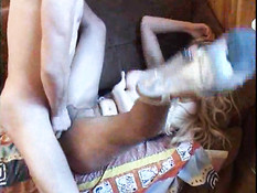 Russian Busty Blonde In The Sex Room