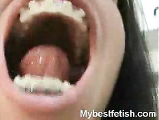 Tiffany Preston Brushing Her Teeth