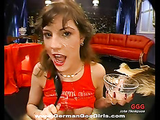 Whore Enjoys A Bowl Of Man-Meal