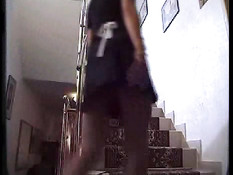 Taping The Maid Gaping