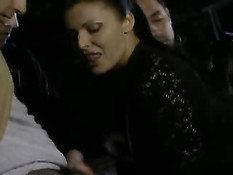 Babe Banged By 4 Lucky Dudes