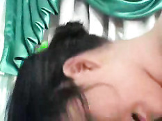 Asian Teen Takes An Egg-Roll In Her Bum