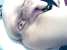 She Fucks 2 Dildos And Squirts