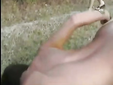 Tight Bitch Fucks Her Boyfriend In Public