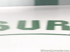 Wrestling and strap-on action