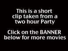 Horny sexy people make a party