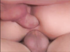 Horny babe and her two wild lovers