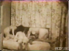 Vintage group sex