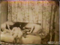 Vintage group sex