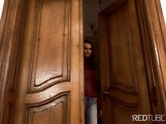 Nice threesome after business meeting