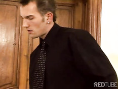 Nice threesome after business meeting