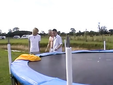 Trampoline of bareback lust