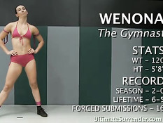 Жесткие лесбийские соревнования по борьбе