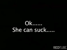 Минет от красивой женщины в красном