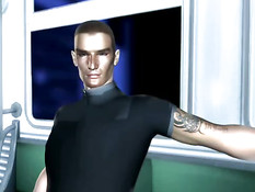 Подрочила член руками и сделала минет