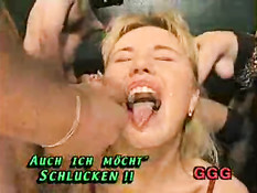 Секс оргии с большим количеством спермы