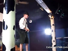 Реальный живой секс в женском клубе